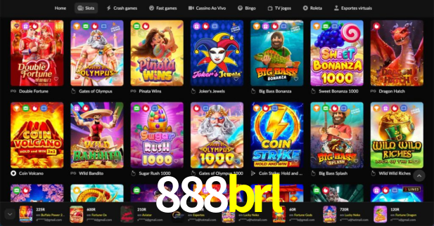 Interface do App 888brl